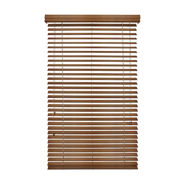 A Better Blind Premium 2" Cordless Fauxwood Horizontal Blinds, Cedar